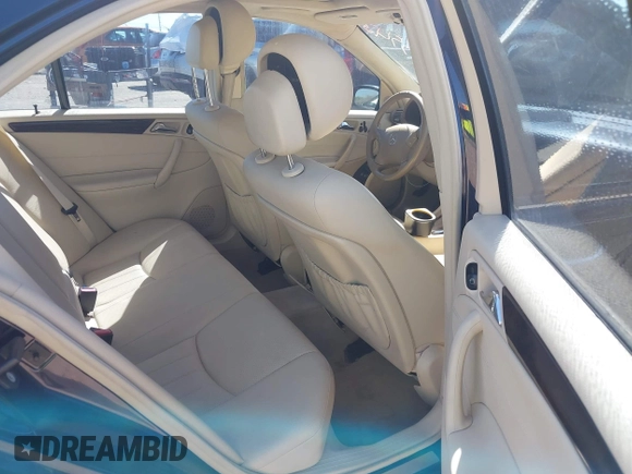 2006 Mercedes-Benz C 280 Luxury with VIN WDBRF54H86A837115, listed as a IAAI auction lot 41715543 with 140,760 mi miles and . Bid and sale history available at DreamBid. Image 8.