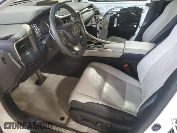 2019 Lexus RX 350 with VIN 2T2BZMCA0KC189263, listed as a Copart auction lot 56400705 with 9,577 mi miles and Salvage title. Bid and sale history available at DreamBid. Image 7.