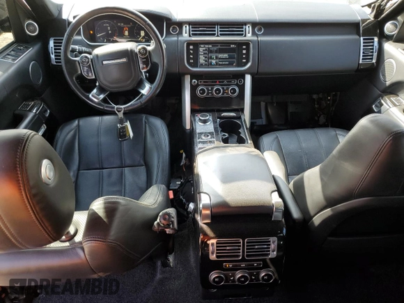 2015 Land Rover Range Rover HSE with VIN SALGS2VF9FA204602, listed as a Copart auction lot 49229455 with 97,940 mi miles and Salvage title. Bid and sale history available at DreamBid. Image 8.