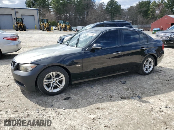 2008 BMW 3 Series 328i with VIN WBAVA37548NL55366, listed as a Copart auction lot 49612465 with 140,353 mi miles and Clean Title. Bid and sale history available at DreamBid. Image 1.