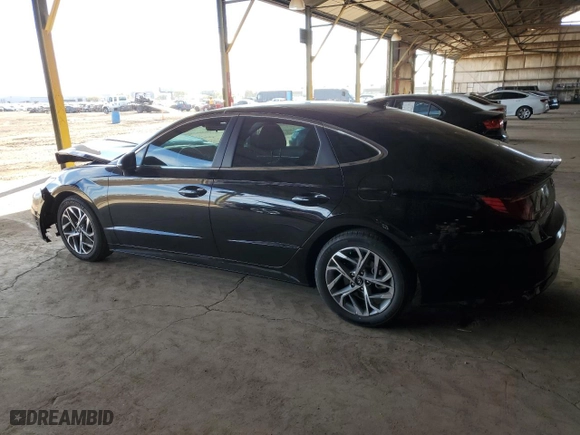2020 Hyundai Sonata SEL with VIN 5NPEL4JA0LH028884, listed as a Copart auction lot 44042285 with 44,356 mi miles and Salvage Title. Bid and sale history available at carsss.com. Image 2.