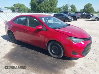 2018 Toyota Corolla L with VIN 2T1BURHE8JC041548, listed as a IAAI auction lot 42655110 with 117,027 mi miles and . Bid and sale history available at DreamBid. Image 1.