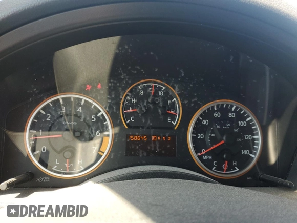 2011 Nissan Armada SV with VIN 5N1BA0ND6BN617499, listed as a Copart auction lot 52533945 with 158,645 mi miles and Salvage Title. Bid and sale history available at DreamBid. Image 9.