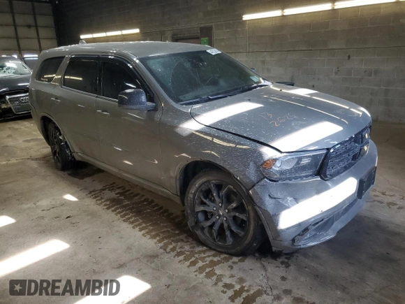 2020 Dodge Durango SXT Plus with VIN 1C4RDJAG8LC309683, listed as a Copart auction lot 44522905 with 64,840 mi miles and Salvage Title. Bid and sale history available at DreamBid. Image 4.