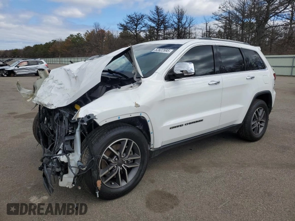 2021 Jeep Grand Cherokee 80th Anniversary with VIN 1C4RJFBG7MC535316, listed as a Copart auction lot 52822995 with 50,793 mi miles and Salvage Title. Bid and sale history available at DreamBid. Image 1.