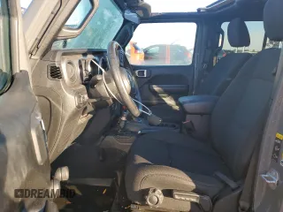 2021 Jeep Wrangler Unlimited Sport Altitude with VIN 1C4HJXDG7MW636496, listed as a Copart auction lot 69682504 with 29,752 mi miles and Salvage Title. Bid and sale history available at carsss.com. Image 7.