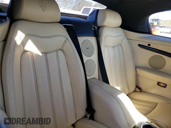 2011 Maserati GranTurismo Convertible with VIN ZAM45KMA9B0054803, listed as a Copart auction lot 48870465 with 77,136 mi miles and Salvage Title. Bid and sale history available at carsss.com. Image 10.