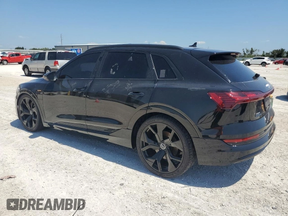 2022 Audi e-tron Premium with VIN WA1AAAGE2NB005246, listed as a Copart auction lot 56534103 with 26,794 mi miles. Bid and sale history available at carsss.com. Image 2.