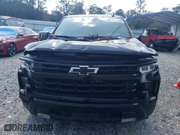 2022 Chevrolet Silverado 1500 RST with VIN 1GCUDEET5NZ604636, listed as a Copart auction lot 74376334 with 18,705 mi miles and Salvage Title. Bid and sale history available at DreamBid. Image 5.
