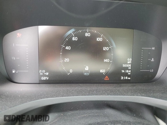 2019 Volvo S60 Momentum with VIN 7JR102FK7KG014093, listed as a Copart auction lot 48308534 with 50,326 mi miles. Bid and sale history available at carsss.com. Image 9.