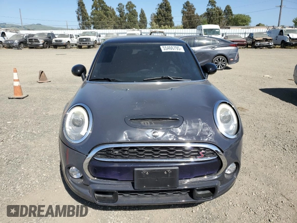 2017 MINI Hardtop Cooper S with VIN WMWXP7C30H2A46582, listed as a Copart auction lot 55466795 with 54,644 mi miles and Salvage title. Bid and sale history available at DreamBid. Image 5.