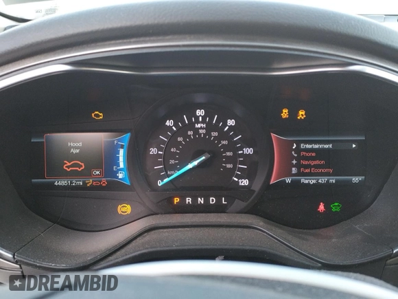 2020 Ford Fusion Hybrid SE with VIN 3FA6P0LU6LR171978, listed as a Copart auction lot 70970742 with 44,851 mi miles. Bid and sale history available at carsss.com. Image 9.