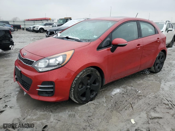 2016 Kia Rio EX with VIN KNADN5A31G6687860, listed as a Copart auction lot 44913155 with 54,038 mi miles and Salvage Title. Bid and sale history available at carsss.com. Image 1.