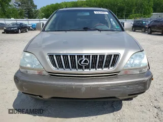 2002 Lexus RX 300 with VIN JTJHF10U520252529, listed as a Copart auction lot 55276465 with 203,254 mi miles and Salvage Title. Bid and sale history available at DreamBid. Image 5.