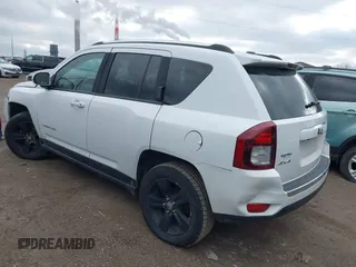 2017 Jeep Compass High Altitude with VIN 1C4NJDEB7HD109807, listed as a IAAI auction lot 41570559 with 103,792 mi miles. Bid and sale history available at carsss.com. Image 3.