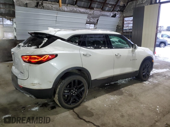 2024 Chevrolet Blazer Premier with VIN 3GNKBLRS9RS283598, listed as a Copart auction lot 87037534 with 2,205 mi miles and Salvage title. Bid and sale history available at DreamBid. Image 3.