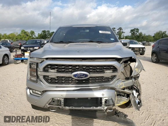 2023 Ford F-150 XL with VIN 1FTFW1E87PFA19620, listed as a Copart auction lot 53586275 with 59,803 mi miles and Salvage Title. Bid and sale history available at carsss.com. Image 5.