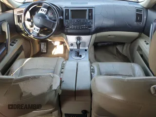 2003 Infiniti FX o Options with VIN JNRAS08U03X000758, listed as a Copart auction lot 65200764 with Not Provided miles and Salvage Title. Bid and sale history available at DreamBid. Image 8.
