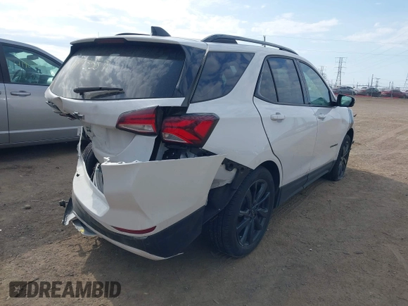 2023 Chevrolet Equinox RS z VIN 3GNAXMEG7PL203601, wystawiony jako IAAI lot #41913587 z przebiegiem 12 837 mil mil oraz . Historia ofert i sprzedaży dostępna na DreamBid. Obrazek 4.