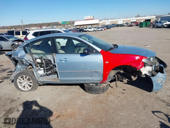 2007 Mazda Mazda3 i Sport with VIN JM1BK12F371683049, listed as a IAAI auction lot 41407019 with 169,716 mi miles. Bid and sale history available at carsss.com. Image 14.