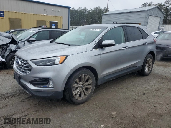 2022 Ford Edge Titanium with VIN 2FMPK4K90NBA38342, listed as a Copart auction lot 42161955 with 89,955 mi miles and Clean Title. Bid and sale history available at carsss.com. Image 1.