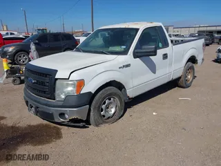 2014 Ford F-150 XL with VIN 1FTMF1CM6EKG10307, listed as a IAAI auction lot 41749365 with 32,939 mi miles. Bid and sale history available at carsss.com. Image 2.