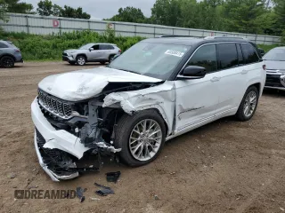 2022 Jeep Grand Cherokee Summit Reserve with VIN 1C4RJHEG6N8610843, listed as a Copart auction lot 63500415 with 77,436 mi miles and Clean title. Bid and sale history available at DreamBid. Image 1.