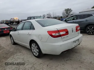 2008 Lincoln MKZ with VIN 3LNHM28T78R628369, listed as a Copart auction lot 80468964 with 120,378 mi miles and Salvage Title. Bid and sale history available at DreamBid. Image 2.