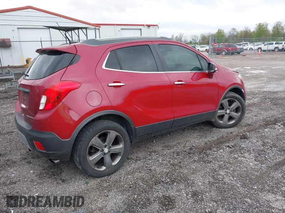 2014 Buick Encore with VIN KL4CJASB2EB697448, listed as a IAAI auction lot 42058928 with 184,928 mi miles. Bid and sale history available at carsss.com. Image 4.