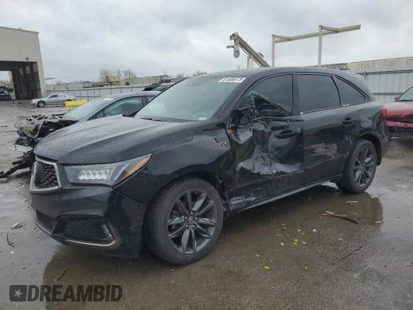 2019 Acura MDX Technology with VIN 5J8YD4H0XKL008399, listed as a Copart auction lot 51506575 with 61,658 mi miles and Salvage title. Bid and sale history available at DreamBid. Image 1.