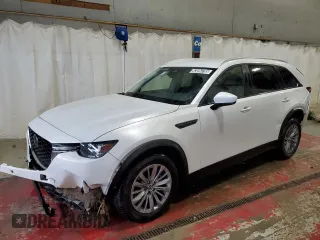 2024 Mazda CX-90 3.3 Turbo Select with VIN JM3KKAHD5R1163953, listed as a Copart auction lot 43594785 with 20,882 mi miles and Salvage Title. Bid and sale history available at carsss.com. Image 1.