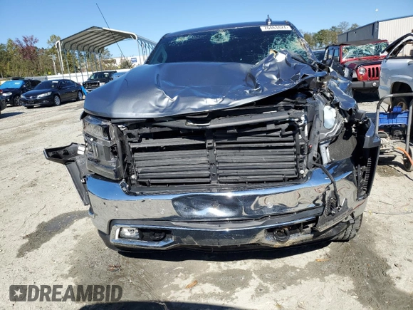 2021 Chevrolet Silverado 1500 LTZ with VIN 3GCUYGET9MG202150, listed as a Copart auction lot 76463424 with 49,644 mi miles and Salvage Title. Bid and sale history available at DreamBid. Image 5.