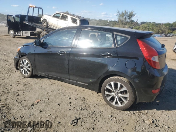 2015 Hyundai Accent Sport with VIN KMHCU5AE6FU234035, listed as a Copart auction lot 74429244 with 228,512 mi miles and Salvage Title. Bid and sale history available at carsss.com. Image 2.