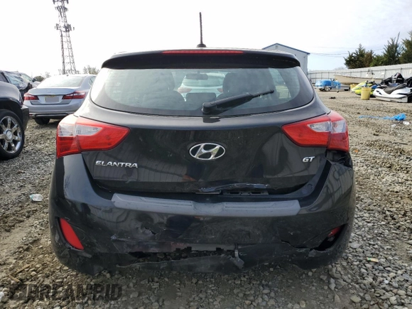 2016 Hyundai Elantra GT with VIN KMHD35LH7GU338985, listed as a Copart auction lot 52485685 with 85,691 mi miles and Salvage Title. Bid and sale history available at carsss.com. Image 6.