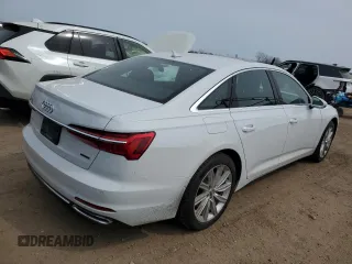 2019 Audi A6 Premium Plus with VIN WAUE8AF22KN117577, listed as a Copart auction lot 50819225 with 28,204 mi miles and Salvage Title. Bid and sale history available at carsss.com. Image 3.