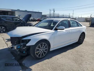 2017 Audi A6 Premium Plus with VIN WAUD8AFC3HN047942, listed as a Copart auction lot 46500495 with 78,323 mi miles and Salvage Title. Bid and sale history available at carsss.com. Image 1.