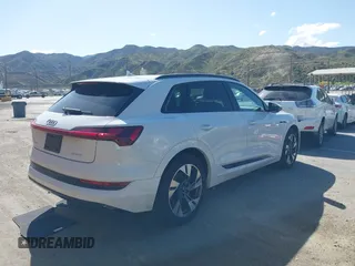 2022 Audi e-tron Premium with VIN WA1AAAGEXNB010338, listed as a IAAI auction lot 41924899 with 29,598 mi miles. Bid and sale history available at carsss.com. Image 4.