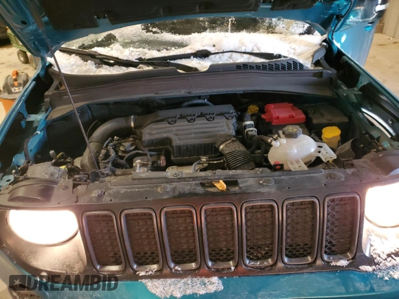 2022 Jeep Renegade Trailhawk with VIN ZACNJDC15NPN80147, listed as a Copart auction lot 87847065 with 52,037 mi miles and Salvage Title. Bid and sale history available at DreamBid. Image 12.