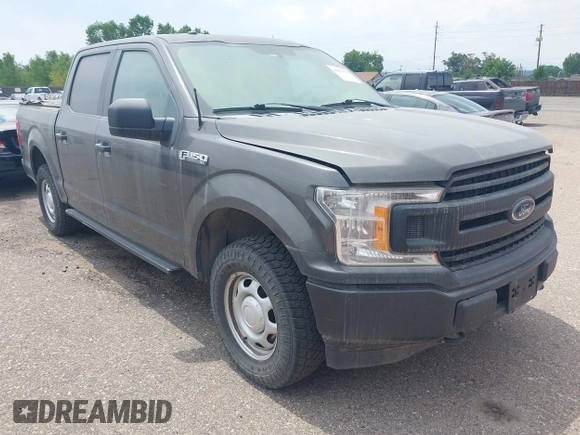 2018 Ford F-150 XL with VIN 1FTEW1EP3JKC12347, listed as a IAAI auction lot 42671554 with 177,086 mi miles and . Bid and sale history available at DreamBid. Image 1.