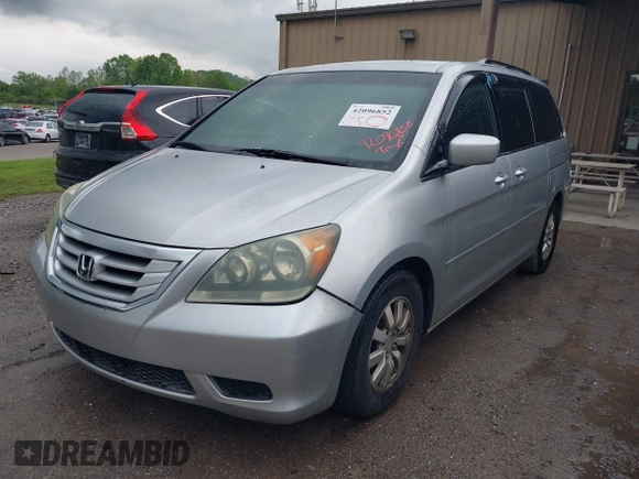 2010 Honda Odyssey EX with VIN 5FNRL3H48AB017784, listed as a IAAI auction lot 42096852 with 126,138 mi miles. Bid and sale history available at carsss.com. Image 2.