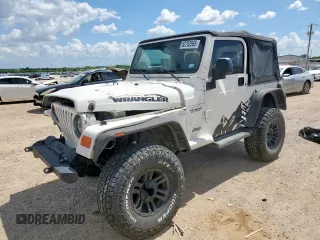 2004 Jeep Wrangler Sport with VIN 1J4FA49SX4P802341, listed as a Copart auction lot 62752565 with 150,197 mi miles and Salvage title. Bid and sale history available at DreamBid. Image 1.