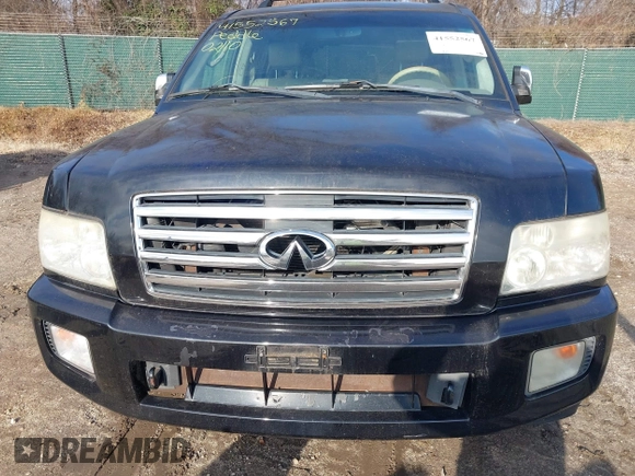 2006 Infiniti QX56 with VIN 5N3AA08C06N800652, listed as a IAAI auction lot 41552567 with 141,625 mi miles and . Bid and sale history available at DreamBid. Image 6.