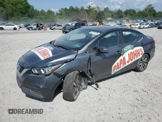2021 Nissan Versa SV with VIN 3N1CN8EV3ML826239, listed as a Copart auction lot 55220725 with 89,019 mi miles and Salvage Title. Bid and sale history available at DreamBid. Image 1.