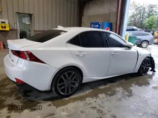 2015 Lexus IS 350 with VIN JTHCE1D22F5006893, listed as a Copart auction lot 52001015 with 53,253 mi miles and Salvage Title. Bid and sale history available at carsss.com. Image 3.