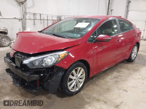 2016 Kia Forte LX with VIN KNAFX4A62G5574769, listed as a IAAI auction lot 41789886 with 127,254 mi miles. Bid and sale history available at carsss.com. Image 17.