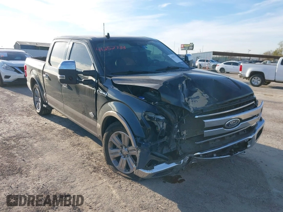 2019 Ford F-150 XL with VIN 1FTEW1E42KFD00404, listed as a IAAI auction lot 41252733 with 87,221 mi miles. Bid and sale history available at carsss.com. Image 6.