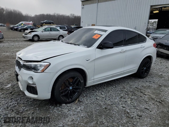 2017 BMW X4 M40i z VIN 5UXXW7C55H0U25737, wystawiony jako Copart lot #46354555 z przebiegiem Nie podano mil oraz Szkoda całkowita • Salvage title. Historia ofert i sprzedaży dostępna na DreamBid. Obrazek 1.