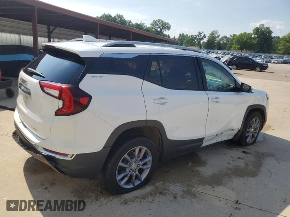 2024 GMC Terrain SLT z VIN 3GKALVEG6RL261457, wystawiony jako Copart lot #62689615 z przebiegiem 36 594 mil mil oraz Nie do naprawy • Non repairable. Historia ofert i sprzedaży dostępna na DreamBid. Obrazek 3.