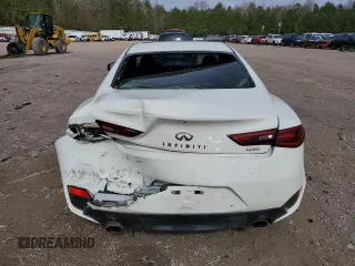2017 Infiniti Q60 Premium with VIN JN1CV7EK5HM110860, listed as a Copart auction lot 47851095 with 93,742 mi miles and Salvage title. Bid and sale history available at DreamBid. Image 6.