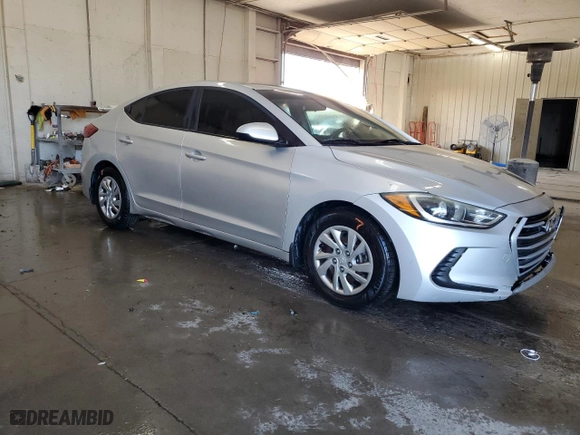 2017 Hyundai Elantra SE with VIN KMHD74LF0HU361295, listed as a Copart auction lot 49998625 with 96,829 mi miles and Clean Title. Bid and sale history available at carsss.com. Image 4.